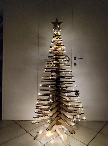 Albero natale legno da - di,