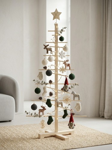 Albero natale legno - natale,