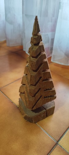 Albero natale legno cm - natale,