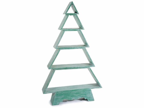 Albero natale legno con - albero, in