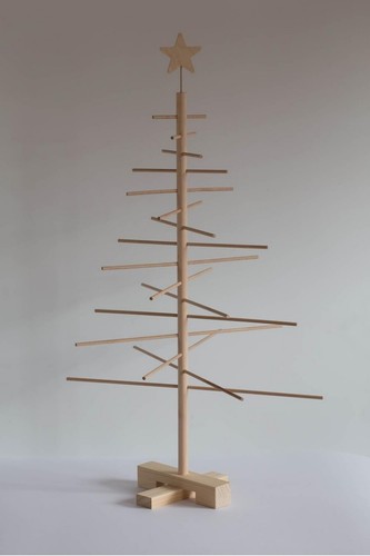 Albero natale legno 75cm - albero,
