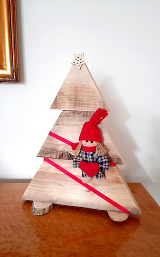 Albero natale legno - albero, di