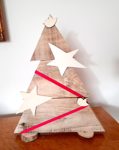 Albero natale legno - natale,