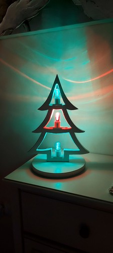 Albero natale legno con - legno,