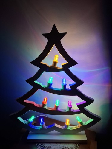 Albero natale luminaria - albero, natale.