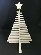 ALBERO BIANCO NATALE LEGNO
