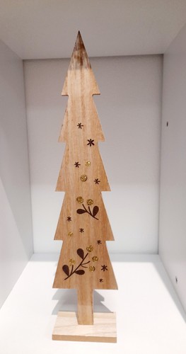 Albero natale legno 39h - natale,
