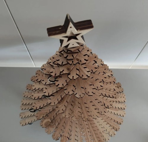 Albero natale 2024 legno - albero,