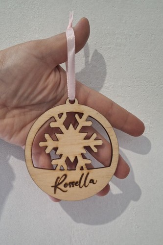 Pallina natale legno - pallina, di